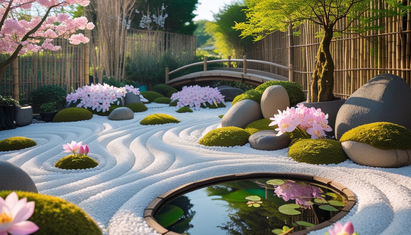 Creating A Zen Flower Garden For Relaxation