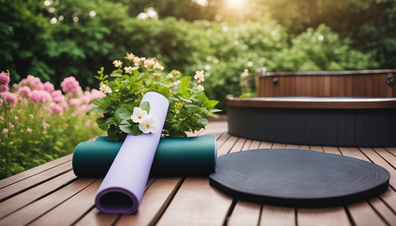 Organising A Garden Yoga Session With A Hot Tub Twist