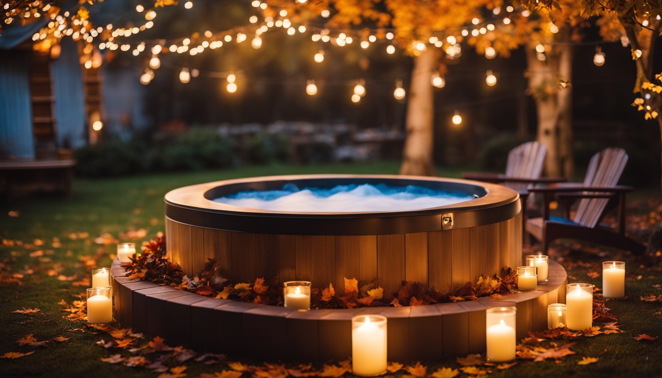 Designing A Cosy Hot Tub Area For Autumn Evenings