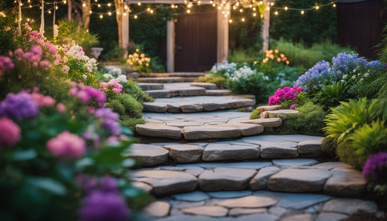 Creating An Inviting Hot Tub Garden Pathway