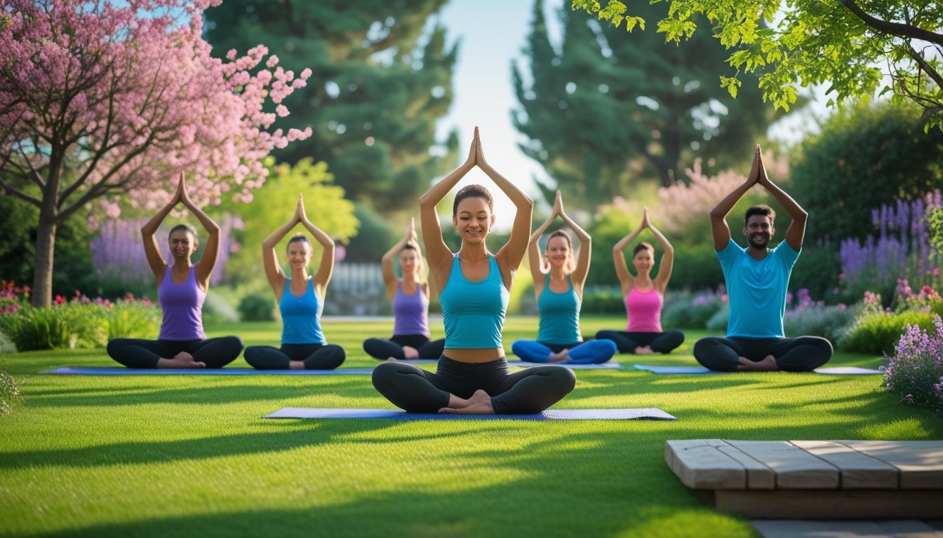 Garden Yoga Poses For Outdoor Relaxation And Peace
